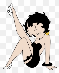 Sealed With Kiss Controlling The World Lipsticks - Betty Boop Black Transparent png