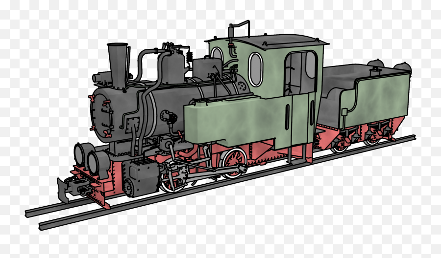 T2 71 Steam Locomotive Clipart Png - Steam Locomotive Png,Steam Png