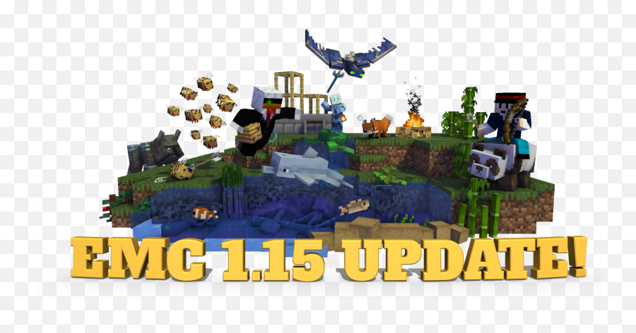 Empire Update To 115 - The Aquatic Buzzy Village Update Fictional Character Png,Minecraft Grass Block Icon