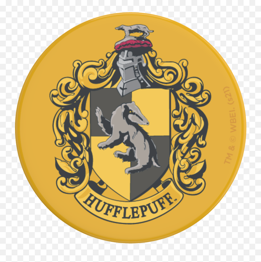 Hufflepuff Popgrip - Hufflepuff Crest Black Background Png,Hufflepuff Icon