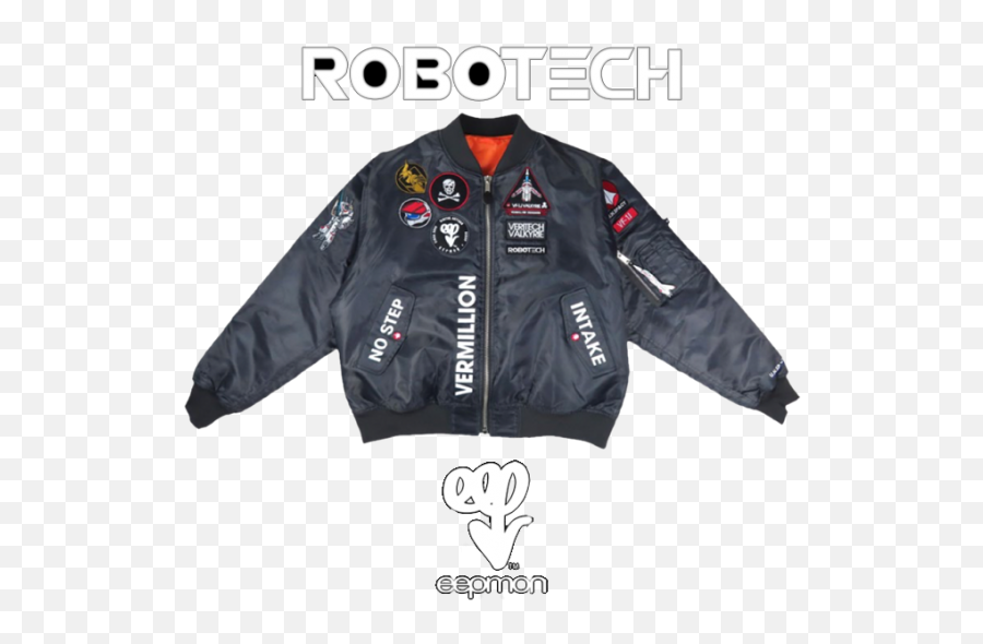 Robotech Flight Jackets - Long Sleeve Png,Icon Arc Leather Jacket
