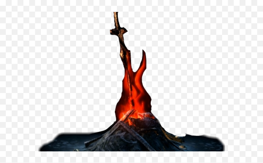 Bonfire Dark Souls Png Clipart - Full Size Clipart 667230 Transparent Bonfire Lit,Fire Ash Png
