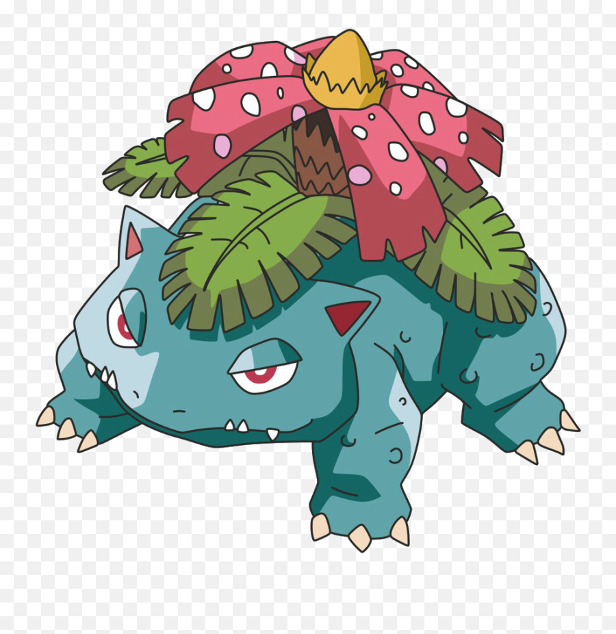 Female Venusaur Transparent Png - Venusaur Png,Venusaur Png