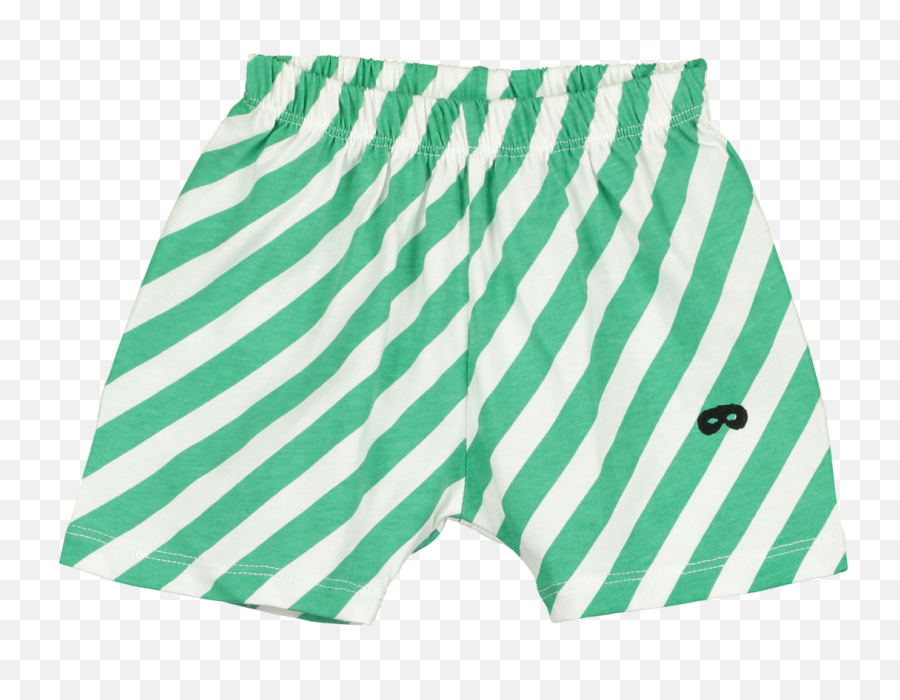 Beau Loves Green Diagonal Stripes Baby Shorts - Board Short Png,Diagonal Stripes Png