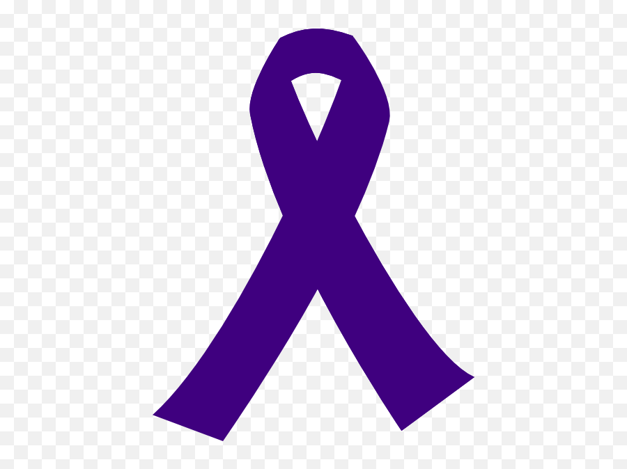 Purple Ribbon Png Picture - Colon Cancer Ribbon Color,Purple Ribbon Png