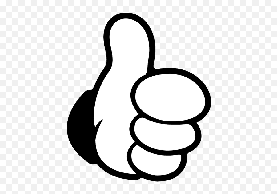 Igorkrasnoselskyi U2013 Canva - Cartoon Thumbs Up Black And White Png,Like Icon Image