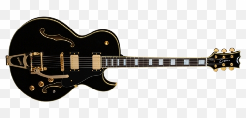 New Products Dean Guitars - Colt Black Semi Hollow png