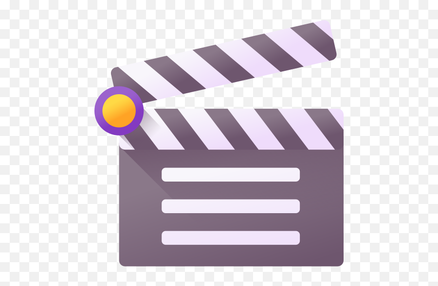 Clapperboard - Free Cinema Icons Gif Png,Movie Action Icon