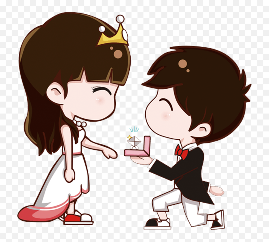 Couple Propose Png Hd Image Free Download - Propose Png,Proposal Png