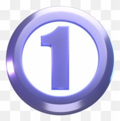 Premium Number One 3d Illustration Download In Png Obj Or - Dot