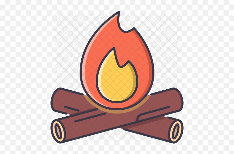 Campfire Icon - Make A Fire Png,Camp Fire Png