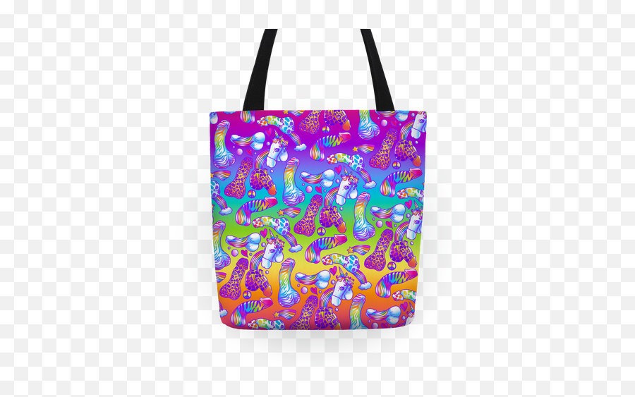 90s Neon Rainbow Penis Pattern Totes Lookhuman Png Icon James
