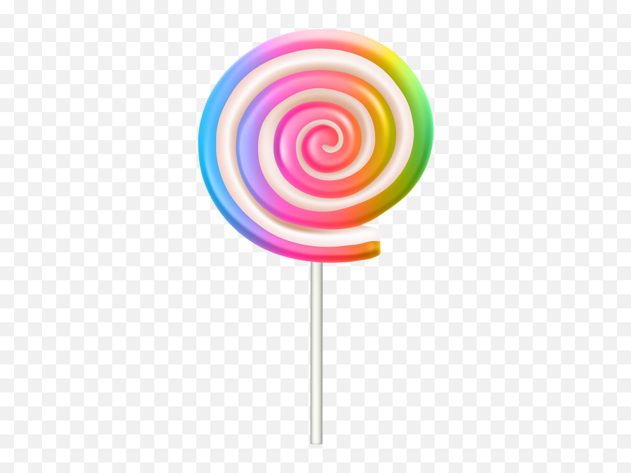 Rainbow Swirl Lollipop Png Clipart Lollipops Theme Icon Pack Hd
