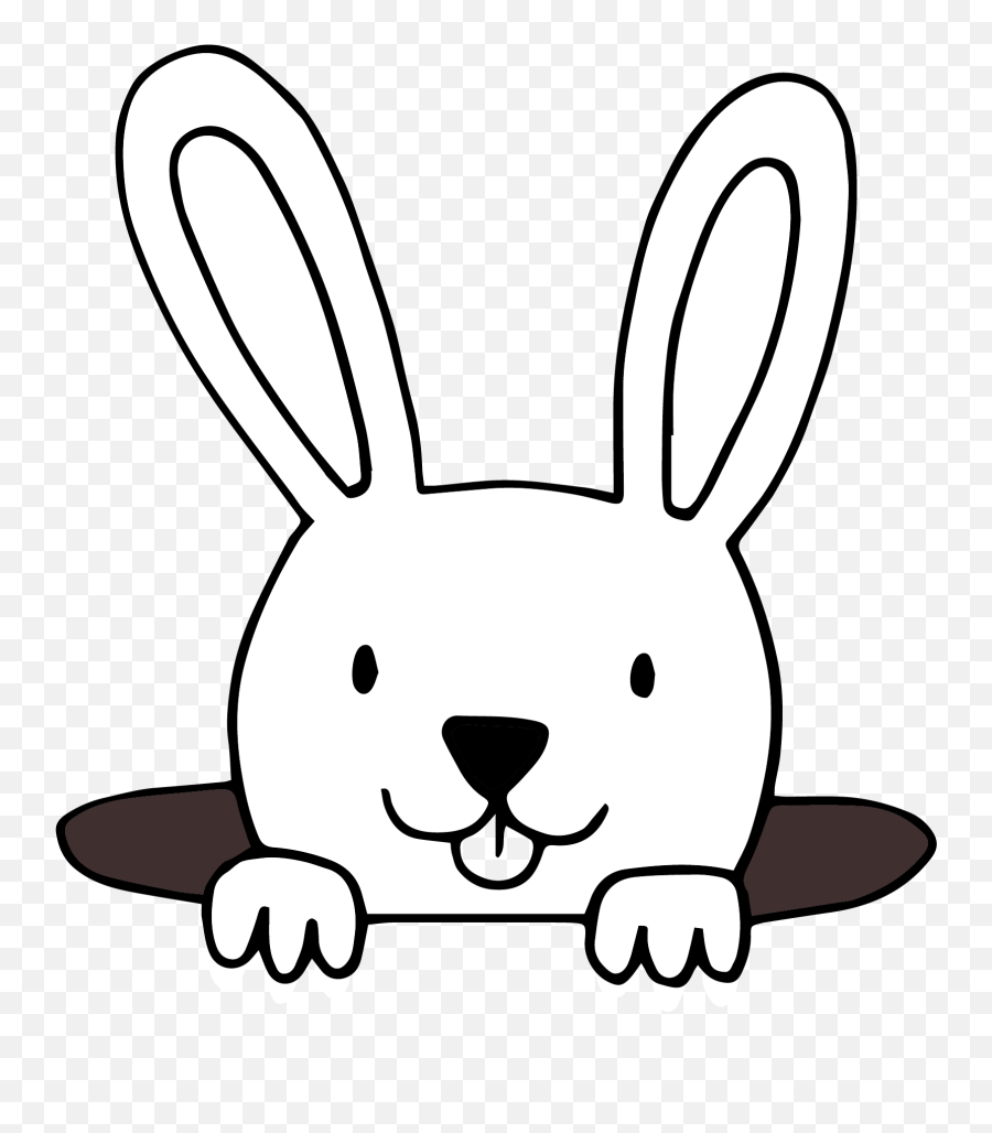 Bunny In Hole Png Picture - Rabbit,Whiskers Png