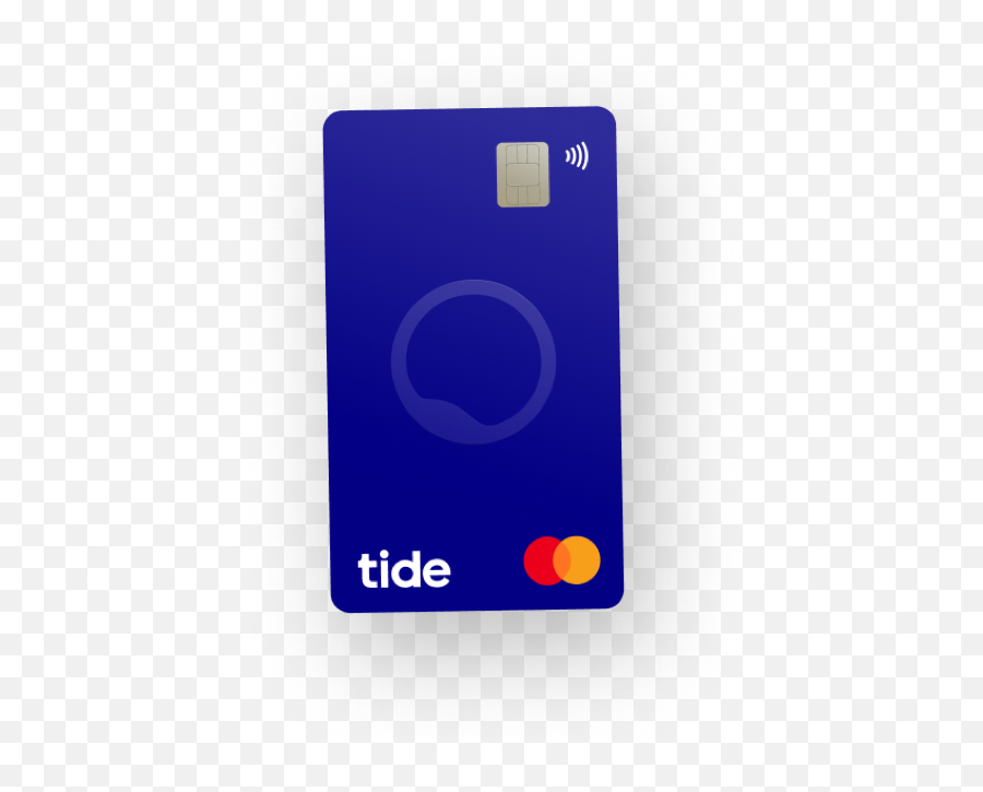 Tide Business Get A Account In Minutes - Vertical Credit Card Design Png,Mastercard Logo Png