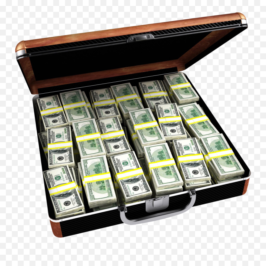 Case Full Of Dollar Briefcase Png Image - Much Money Can Fit In A Briefcase,Briefcase Png