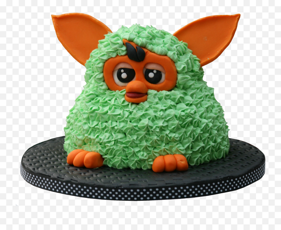 Green Furby Cake Course U2013 Me Shell Cakes - Furby Cake Png,Furby Png