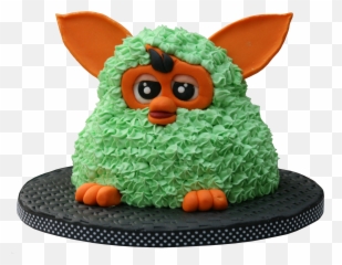 Green Furby Cake Course U2013 Me Shell Cakes - Furby Cake Png,Furby Png