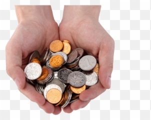 Download Hd Hand Holding Money Png - Hand Holding Coins Png,Hand With Money Png