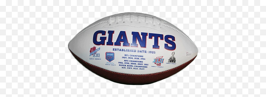 Details About Evan Engram New York Giants Logo Full Size Football Autographed Jsa Coa - Beach Rugby Png,New York Giants Logo Png