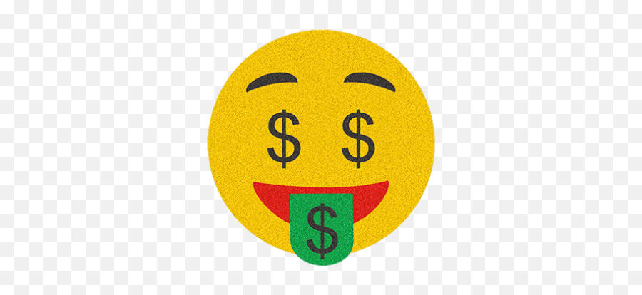 Money Face Emoji Png Transparent Free - Circle,Emoji Faces Png