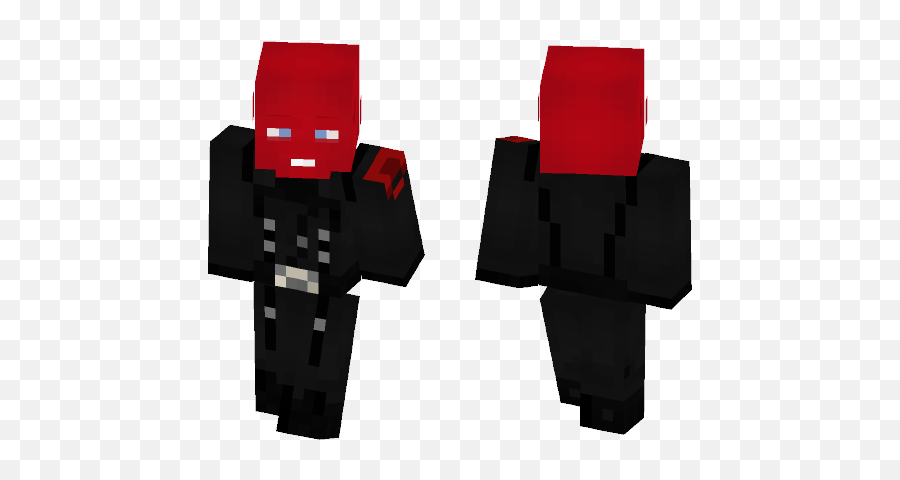 Spiderman Ps4 Minecraft Skin - Withered Foxy Human Minecraft Skin Png,Red Skull Png