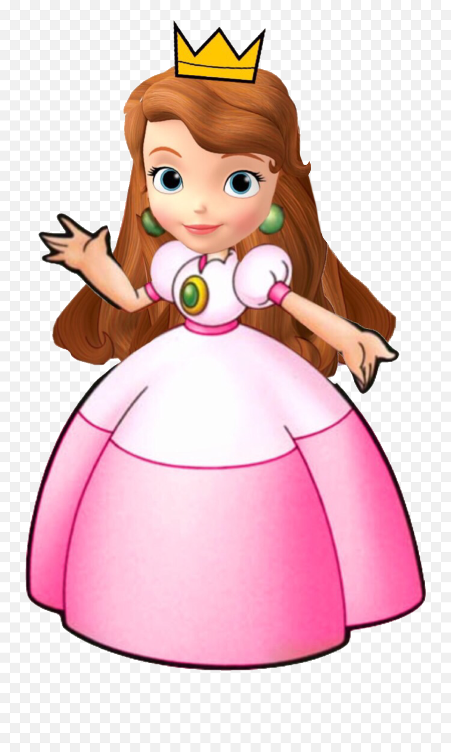 Sofia Toadstool - Princess Toadstool 1986 Clipart Full Princess Toadstool Cartoon Dic Png,Toadstool Png