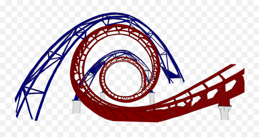 Transparent Rollercoaster Hd - Transparent Roller Coaster Background Png,Rollercoaster Png