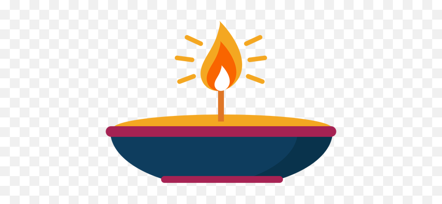 Candle Fire Flame Plate Spark Flat - Fogo De Vela Png,Fire Spark Png