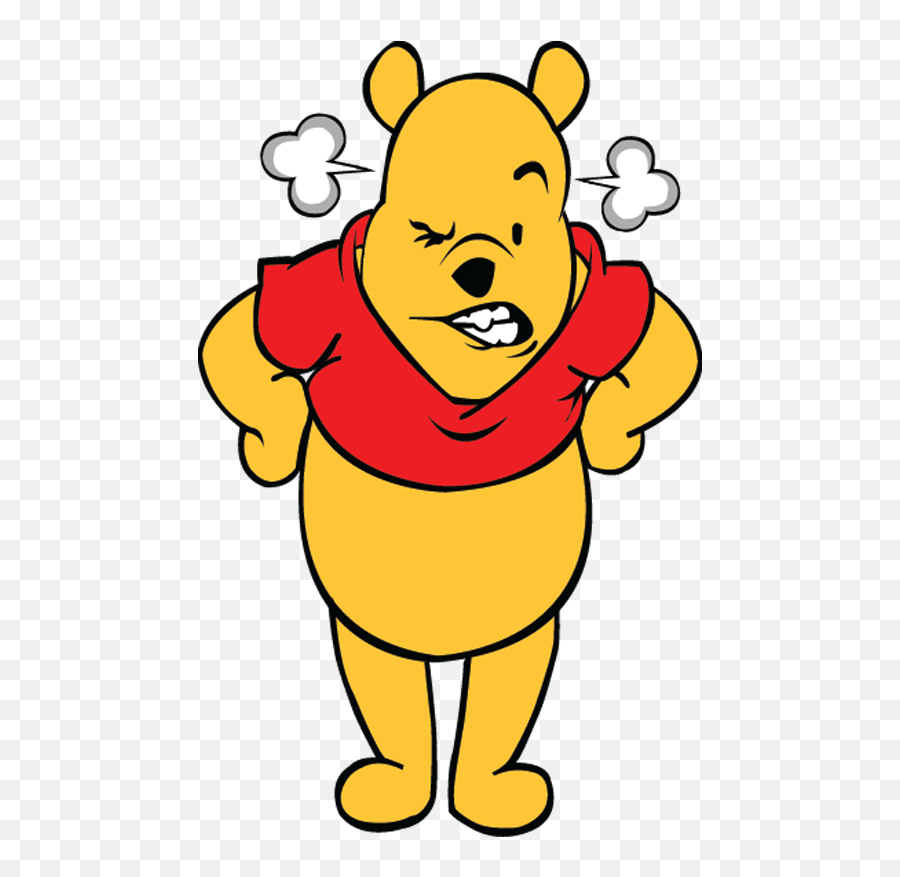 Angry Pooh By Johnreillymar - Winnie The Pooh Clipart Clip Art Poo Bear Png,Winnie The Pooh Png