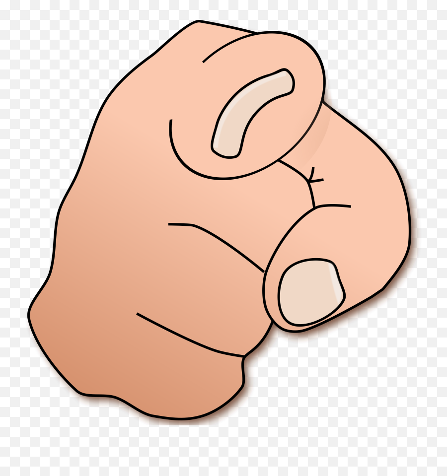 Free Finger Pointing Png Download - Finger Pointing At You Emoji,Hand Pointing Png