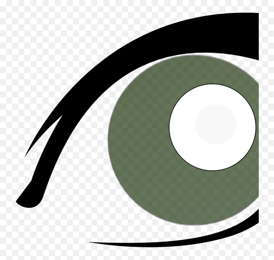 Green Eye Outline Svg Vector Clip Art - Circle Png,Green Eye Logo
