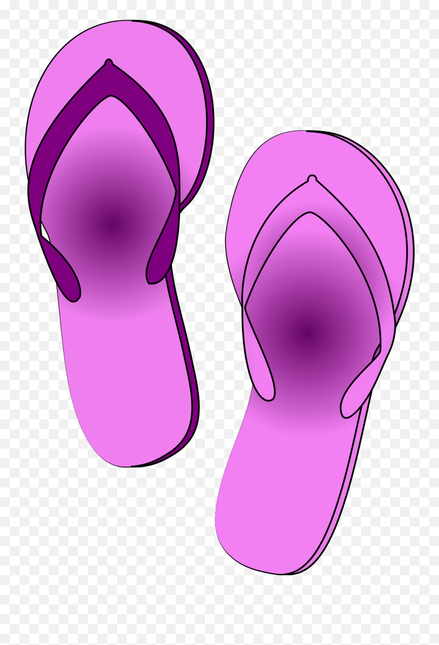 Purple Flip Flop Svg Vector Clip Art - Svg Png,Flip Flop Png