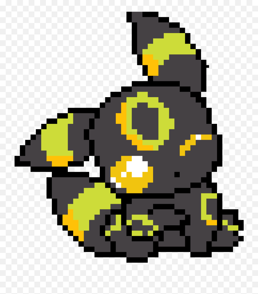 Angry Pikachu Png - Pixel Art Minecraft Umbreon,Umbreon Png