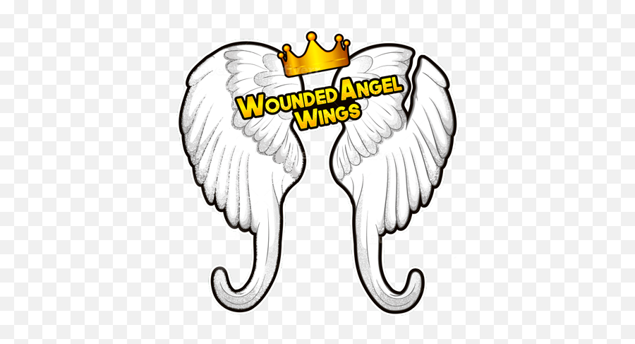 Our Story - Wounded Angel Wings Solid Png,Angel Wing Logo