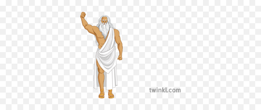 Zeus Illustration - Twinkl Religion Png,Zeus Png