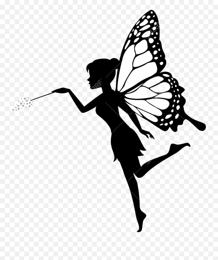 Sombra Png - Shadow Sombra Fairy Fada Lucianoballack Fairy Black And White,Fairies Png