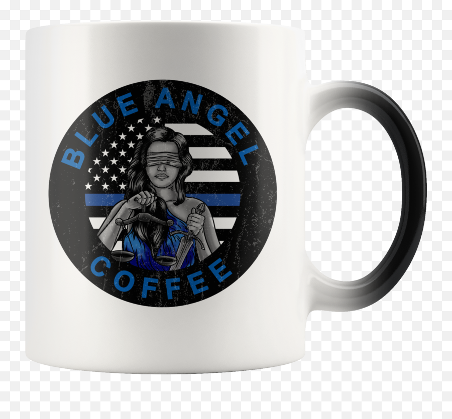 Lady Justice Thin Blue Line - Magic Mug Png,Lady Justice Png