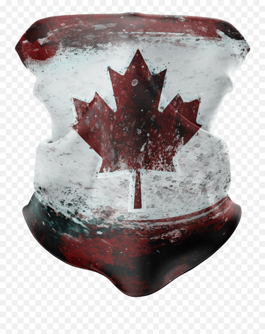 Canadian Flag Neck Gaiter - Made In The Usa Canada Maple Leaf White Png,Canada Flag Png