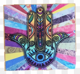 Bamboo Boxjargrinder Large Trippy - Hamsa Psychedelic Art Png,Trippy Png