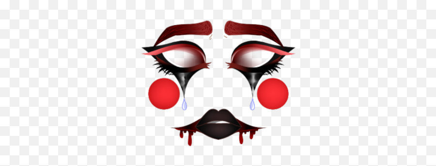 Qosmedix Sad Clown Roblox For Adult Png Clown Makeup Png Free Transparent Png Images Pngaaa Com - clown nose roblox
