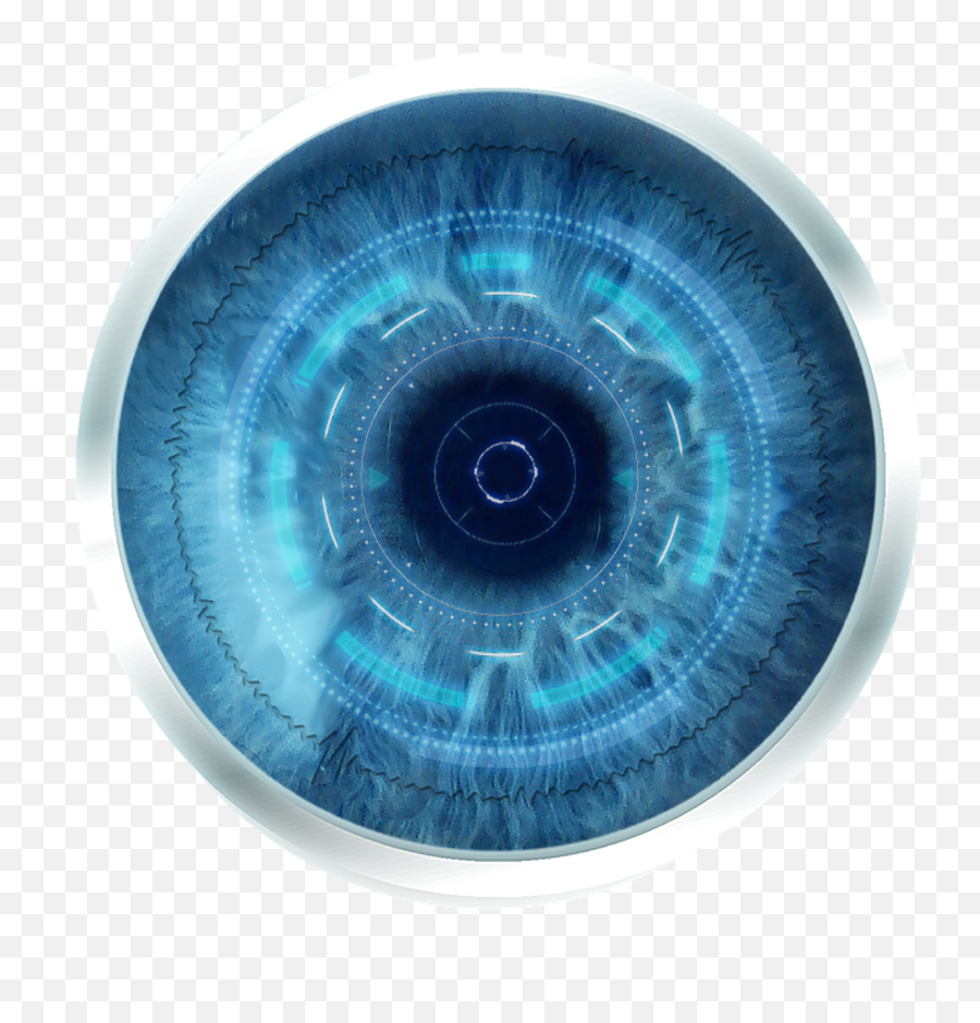 Futuristic Eye Robot Blue - Transparent Robot Eyes Png,Futuristic Png