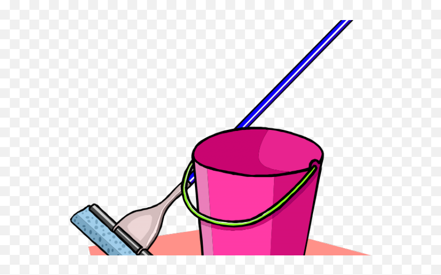 Bucket Clipart Vector - Cartoon Mop And Bucket Png,Bucket Clipart Png