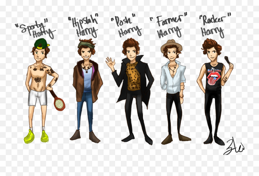 Louis Tomlinson Harry Styles One Direction Zayn Malik Liam - Harry Styles  Drawing Cartoon Png,One Direction Transparents - free transparent png  images 