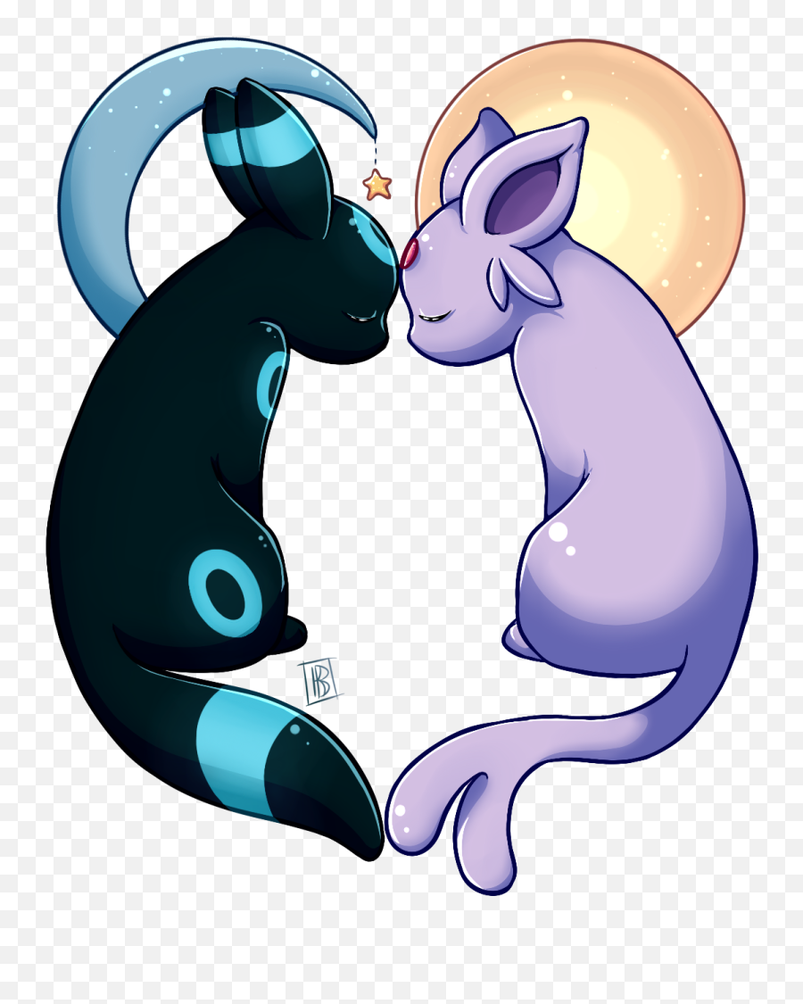 Duo Pokemon Png Espeon Transparent