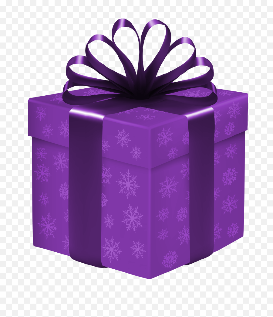 Purple Christmas Gift Box Card Stock - Purple Christmas Present Clipart Png,Christmas Gifts Png