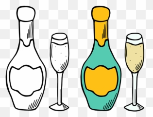 Champagne Toast Cheers - Barware png