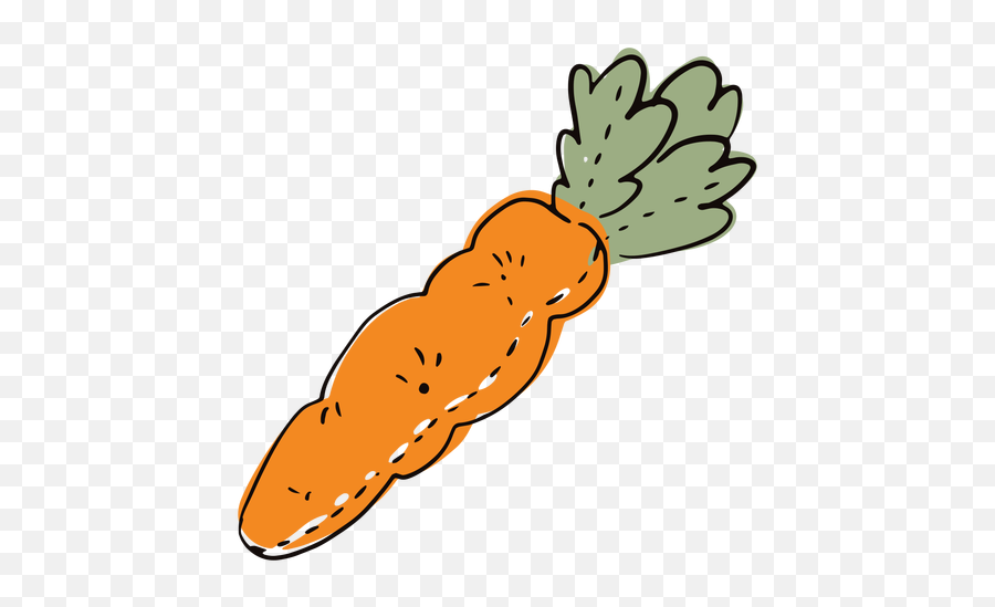 Colored Rag Carrot Doodle - Baby Carrot Png,Zanahoria Png