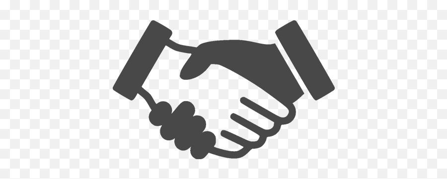 Handshake Clip Art - Shaking Hands Clipart Black And White Png,Handshake Clipart Png