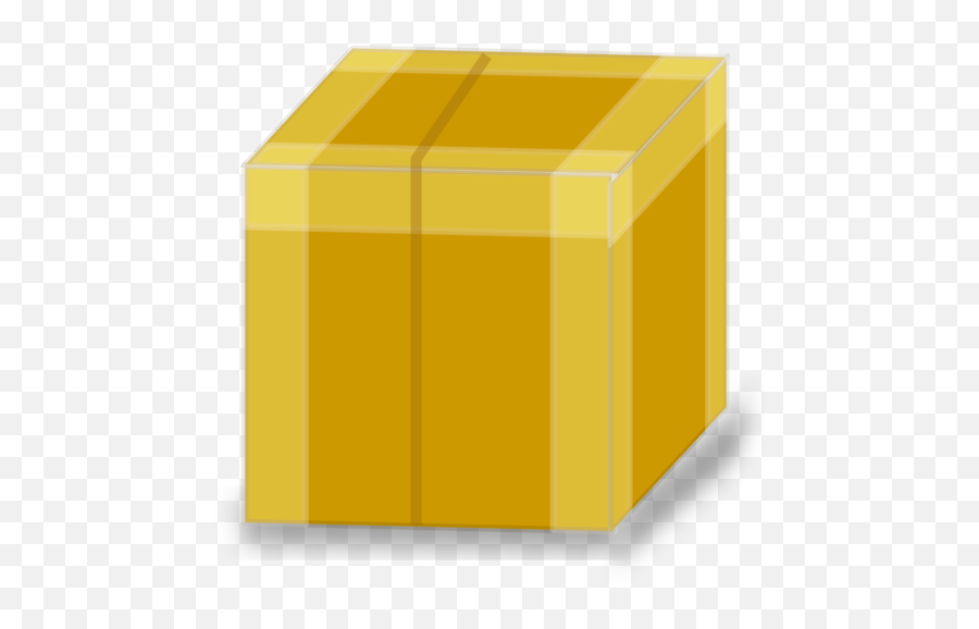 Square Angle Yellow Png Clipart - Cargo Clipart,Crate Png